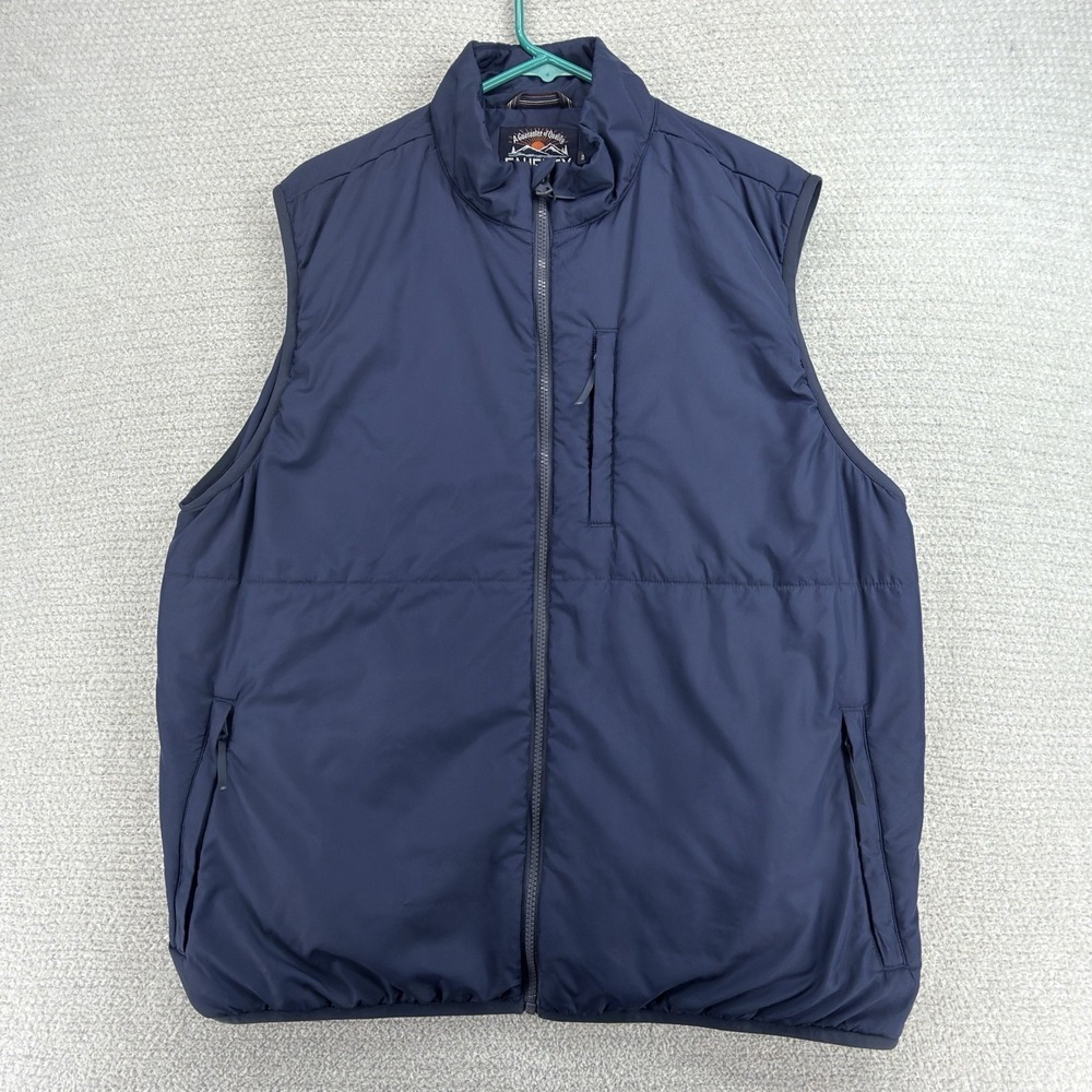 Faherty Atmosphere Vest Mens XL Blue Nights Navy Insulated Primaloft Packable